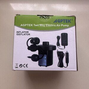 NEW Unopened Rechargeable Electric Air Pump AGPTEK, Portable